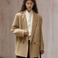 100% wool structured minimalist design jacket | 2 color