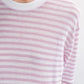 Relaxed-fit striped loose T-shirt | 4 color