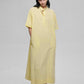 Cotton loose fit textured simple dress
