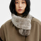 Mink fur warm mini scarf | 2 color