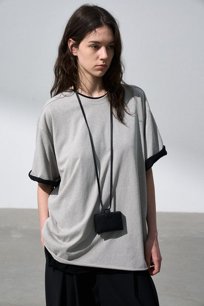 Combed cotton ultra-relaxed oversized T-shirt | 5 color