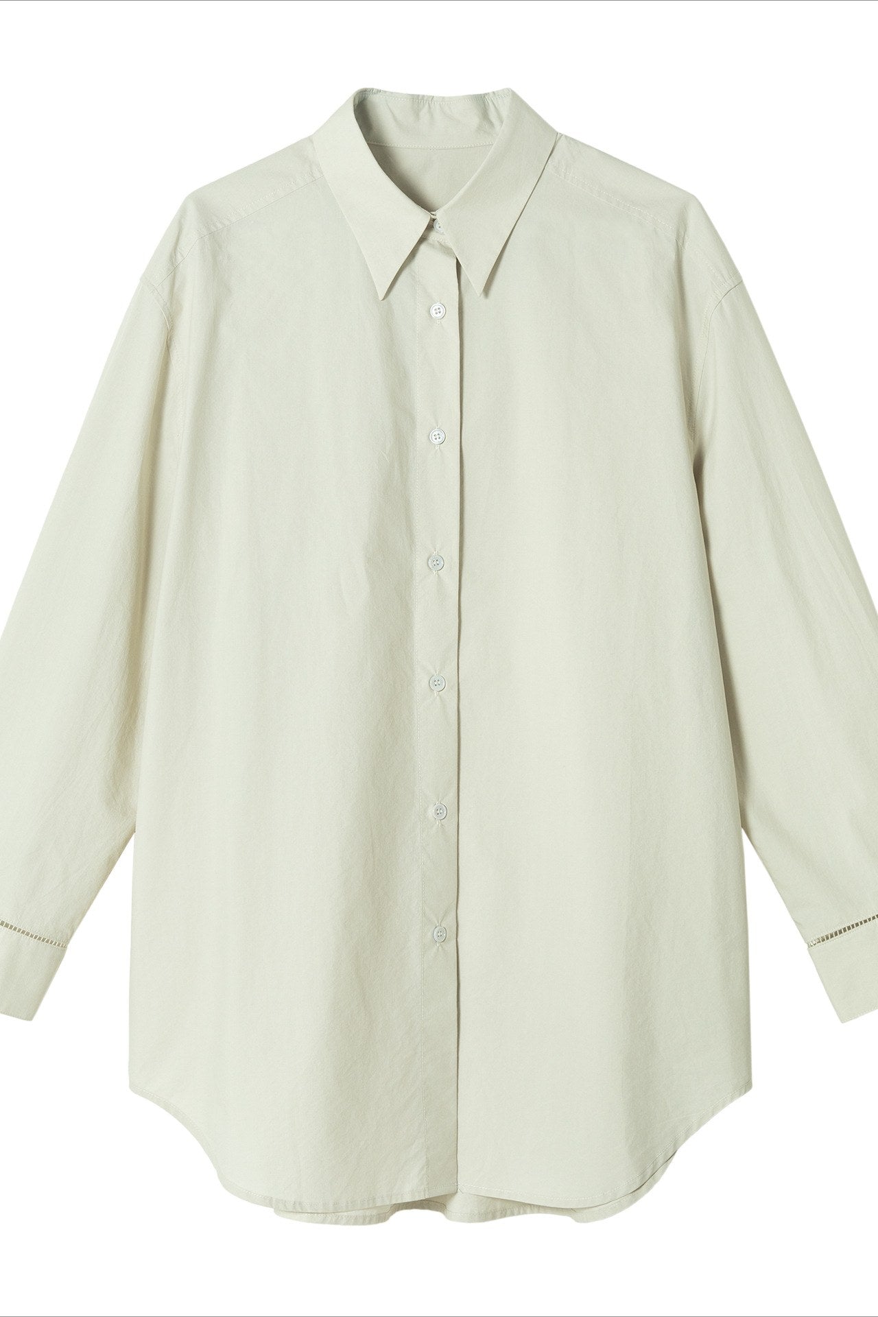 Chemise mi-longue en mélange de coton | 4 couleurs