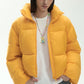 Stand-up collar chic style short down jacket | 4 color