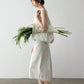 Cotton lace trim strap dress | 3 color
