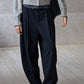 Wool blend wide-leg banana casual pants | 5 color