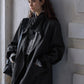 Cotton blend cozy crinkle style suede jacket