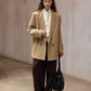 100% wool classic round neck cardigan | 4 color