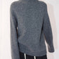 Wool blend relaxed high-neck sweater | 3 color