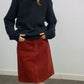 Wool blend contrasting stripes V-neck sweater | 4 color