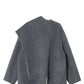 100% wool cape-style multi-way jacket | 4 color