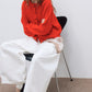 100% cotton lantern shape relaxed-fit pants | 4 color