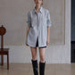 Lyocell blend matte finish drape shirt | 5 color