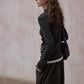 Wool containing soft and elastic waisted top | 7 color
