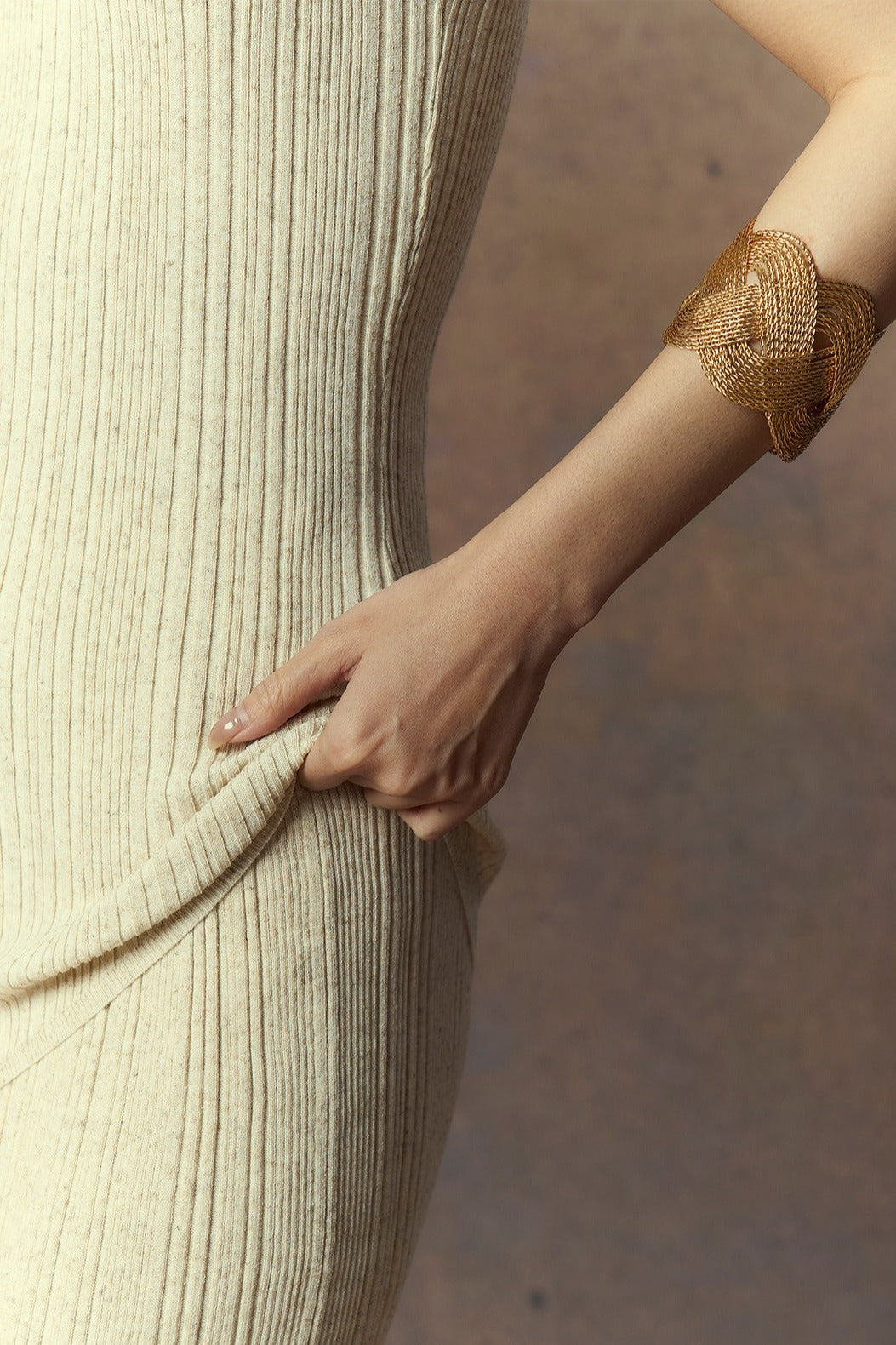 Rib-knit tank in acrylic-Lyocell-linen | 3 color