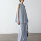 Viscose blend wrinkled fabric elastic cuff pants | 4 color