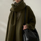 100% wool two-piece scarf and coat | 3 olor