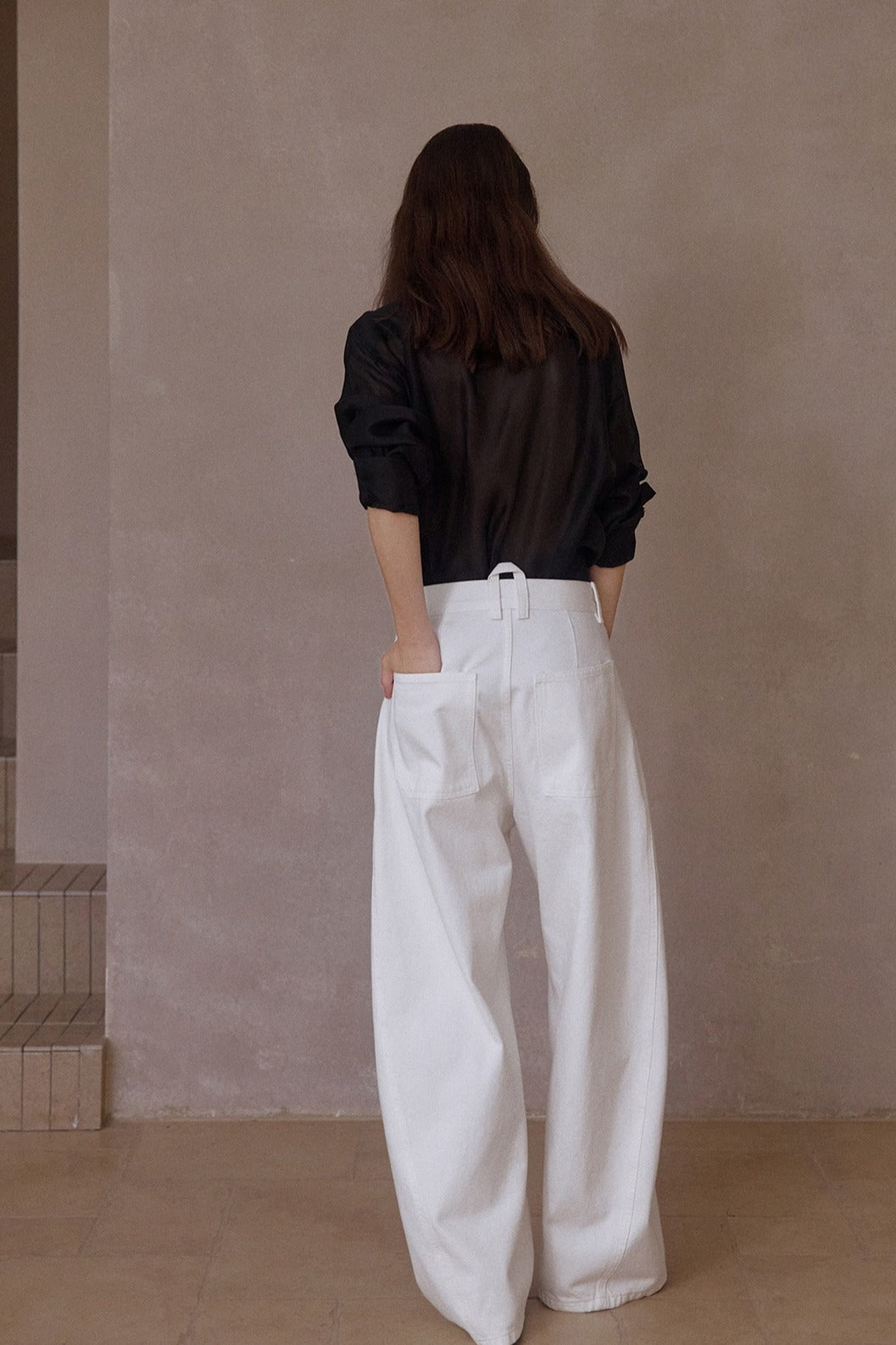 Viscose blend sheer regular fit shirt | 4 color