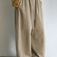 Cotton blend ultra-relaxed patchwork banana silhouette pants | 5 color