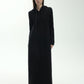 Cotton blend fleece long hoodie dress | 3 color