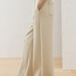 Stylish drape relaxed long sweatpants | 2 color