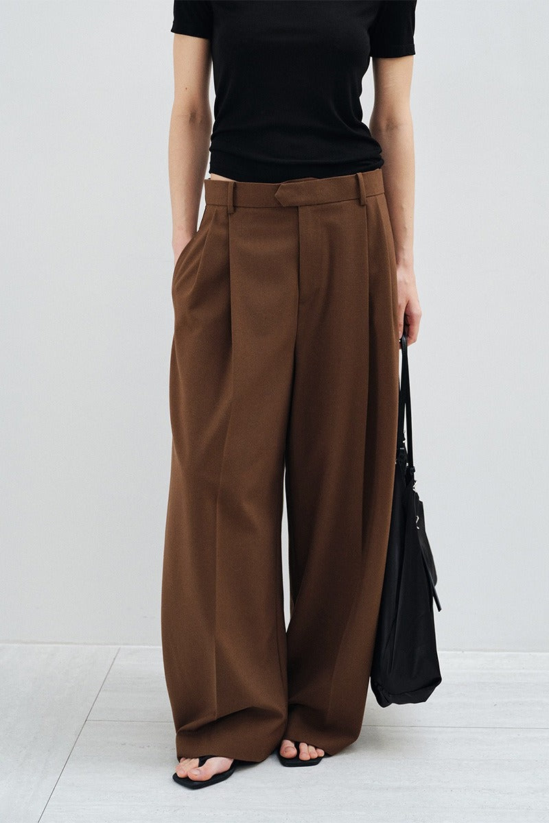 Loose-fit commute pants | 2 color