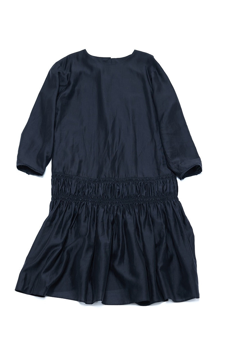 Lyocell blend feather-light softness flowing dress | 2 color