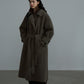 100% wool double-sided fabric classic coat | 2 color