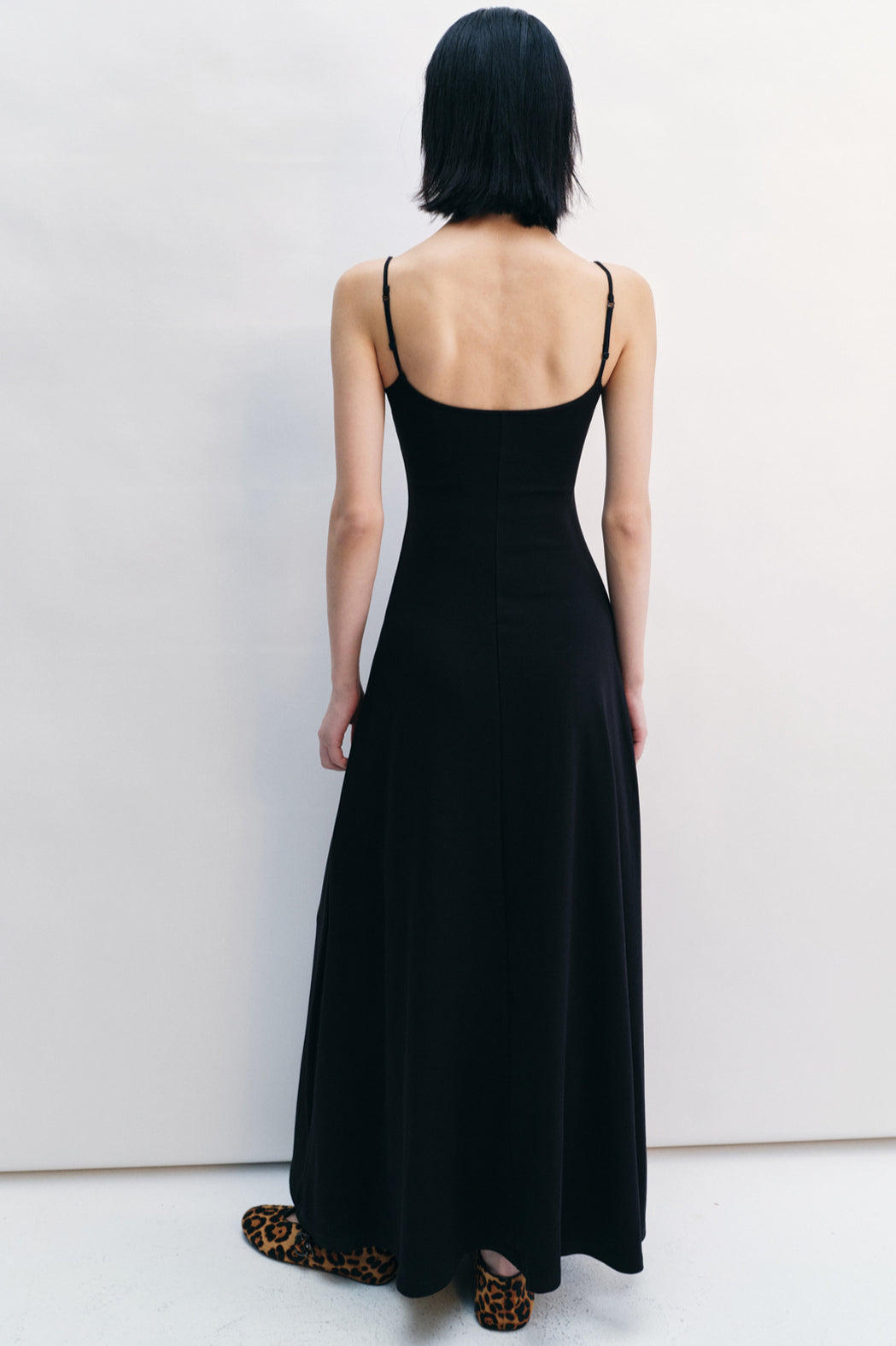 Elastic slim sling max-dress | 3 color