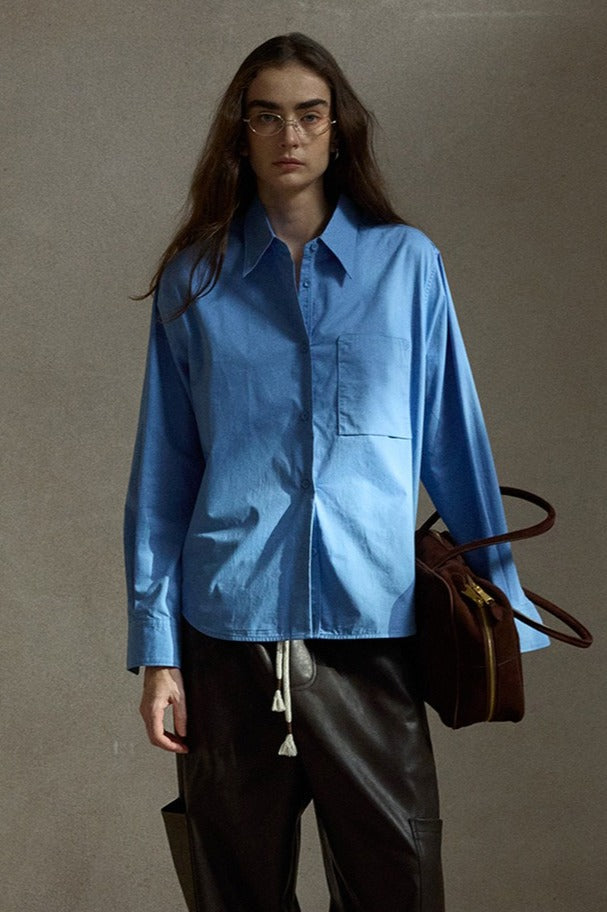 High-count weave cotton shirt | 3 color