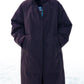 Paper-like textured stand-collar down coat | 3 color