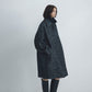 Wool blend PU collar coat | 2 color