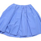 Textured cotton midi skirt with lace trim | 4 color