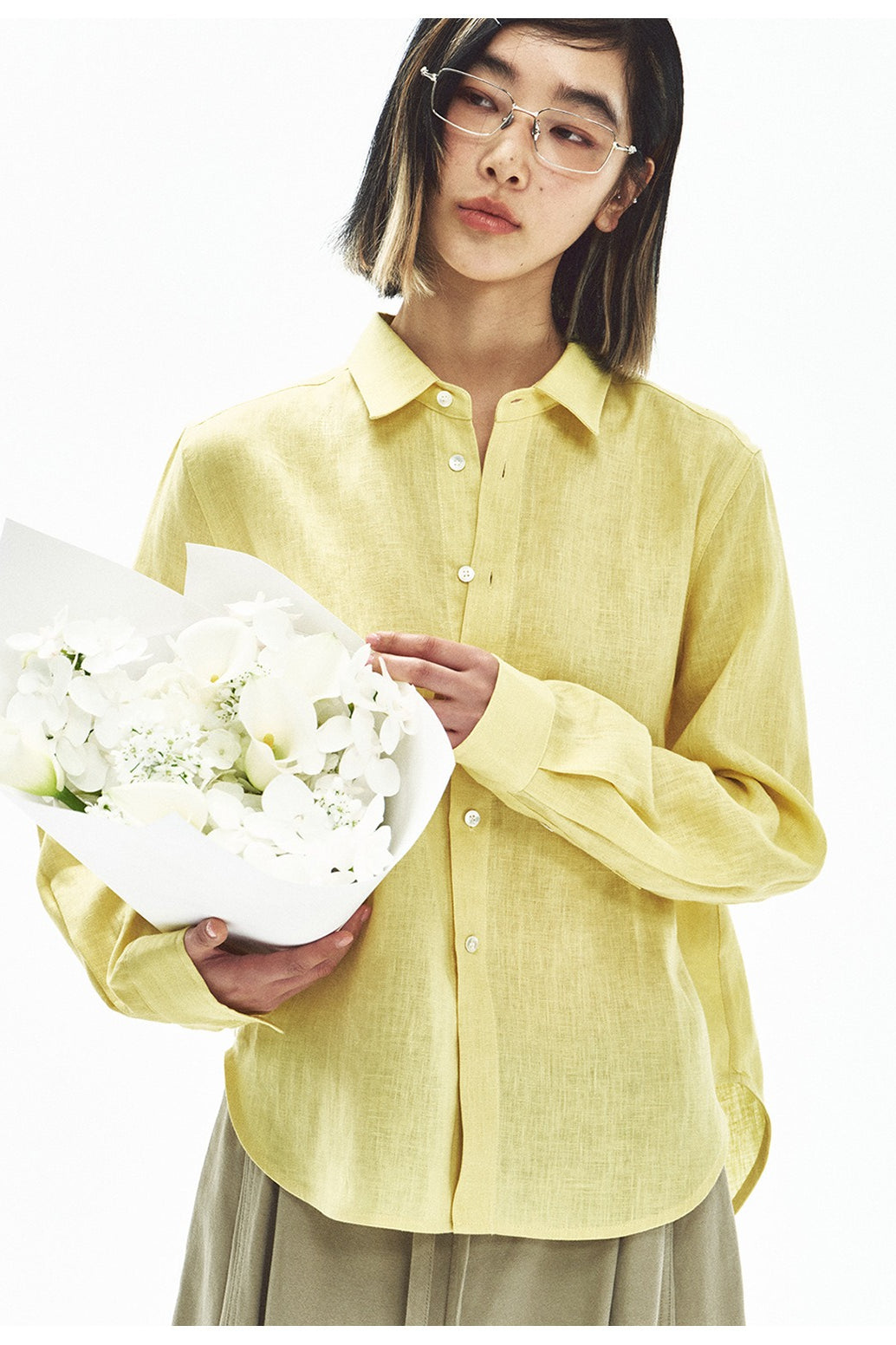Chemise 100 % lin respirante | 7 couleurs