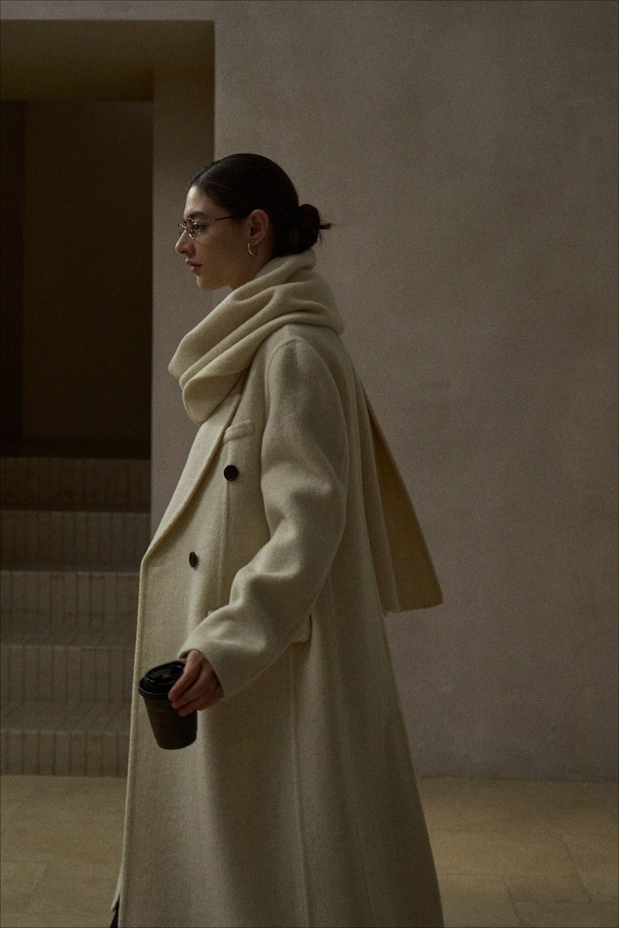 Manteau polyvalent à coupe droite 100 % laine | 4 couleurs