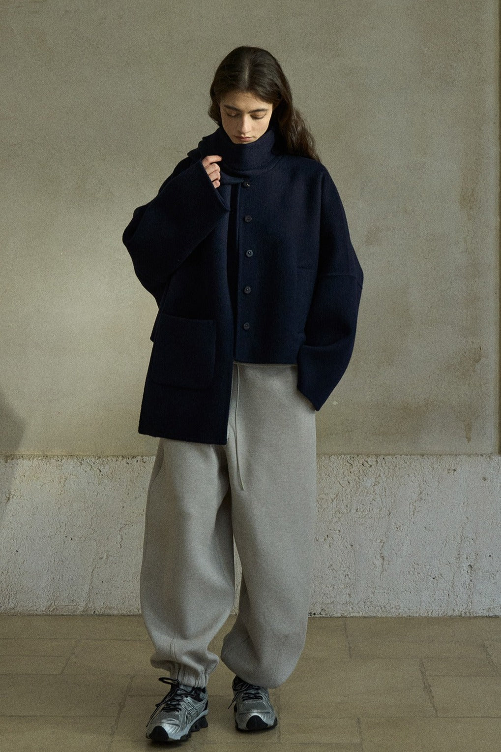 100% wool cozy scarf with pocket | 6 color