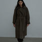 100% wool double-sided fabric classic coat | 2 color