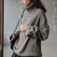 100% wool loose-fit high neck sweater