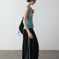 100% cotton paper-like texture wide leg pants | 4 color