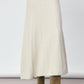 Wool blend soft elegant fishtail hem skirt