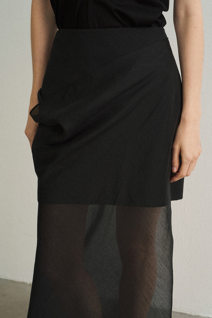 Two-layer piece modern skirt | 2 color