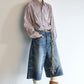 100% cotton cutout intricate embroidery shirt | 2 color