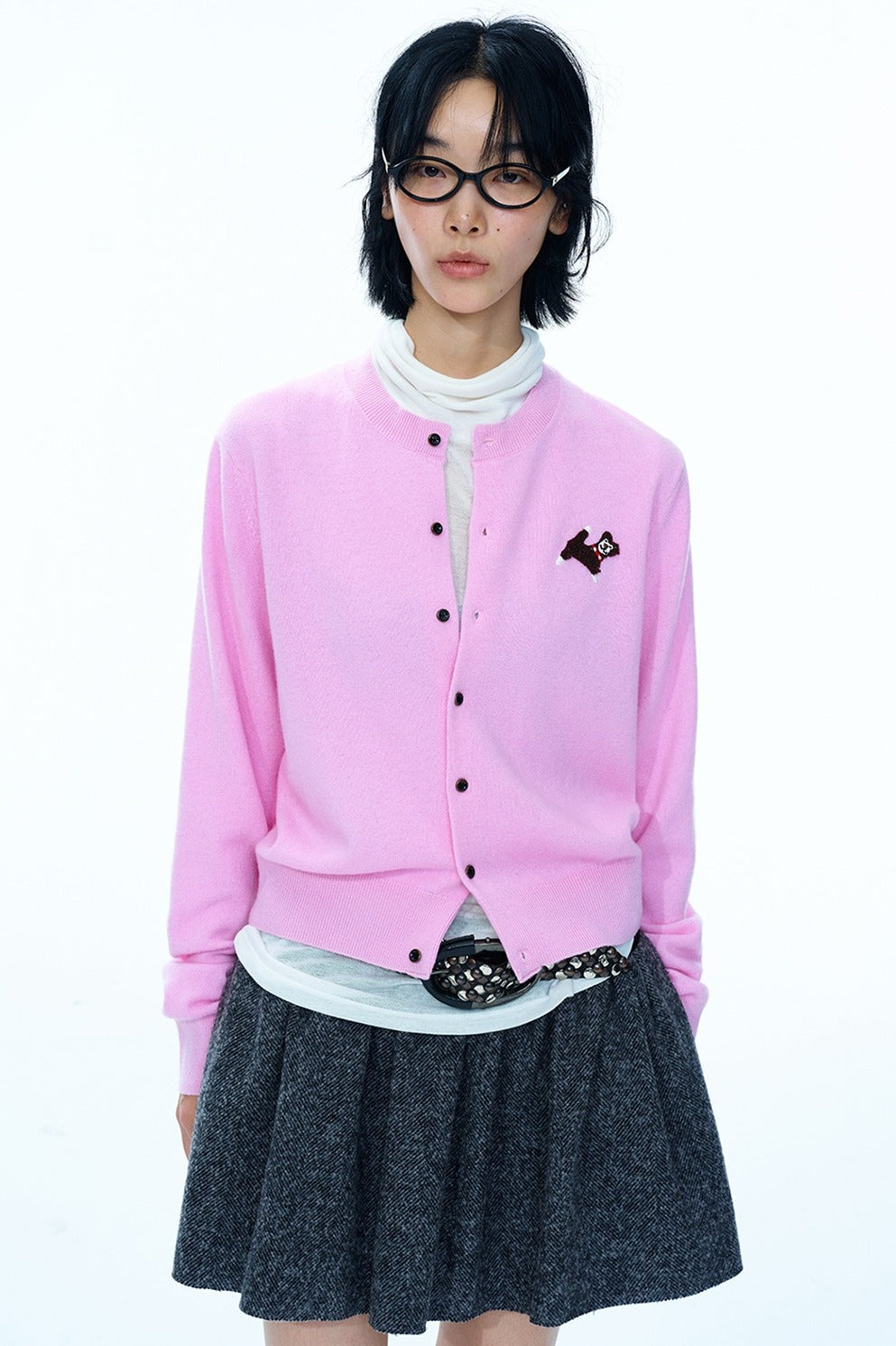 100% wool dog pattern sweater | 6 color