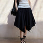 "Ohmi Bleach" cotton handkerchief-style midi skirt | 3 color