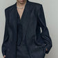Cotton-Tencel-ramie denim blazer