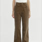 Cotton retro corduroy straight leg trousers | 2 color