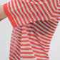 Breathable lightweight striped T-shirt | 3 color