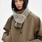 Mink fur warm mini scarf | 2 color