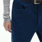 Cotton blend straight-leg corduroy pants | 3 color