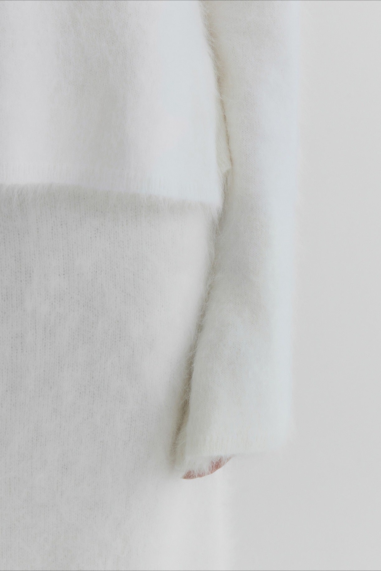 Otter-fleece blend soft drape skirt | 2 color