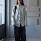 100% cotton waist cinch wide placket shirt